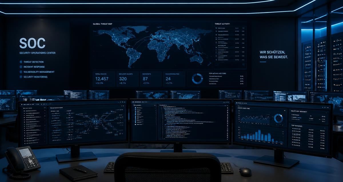 Managed XDR & SOC für den Mittelstand: Wie ein 24/7 Security Operations Center wirklich funktioniert